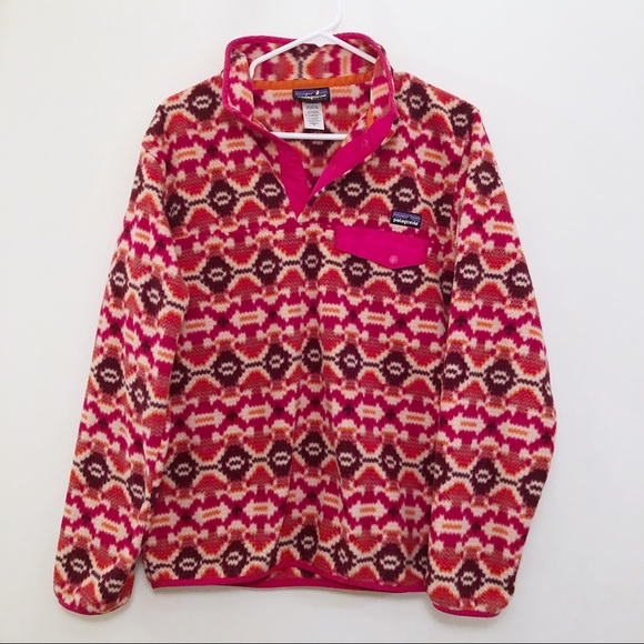 Patagonia Tops - Patagonia Aztec Geometric Retool Fleece Pullover